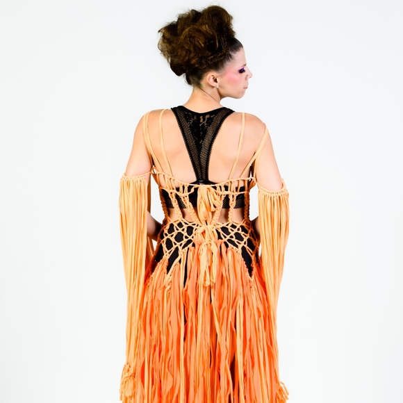 Handmade Corset Macramé Dress - Picture 7 of 17